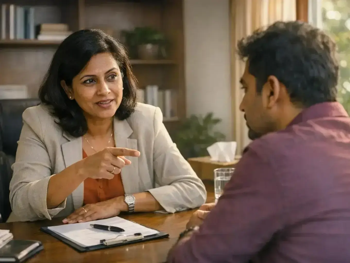 Woman practicing mindfulness and acceptance techniques during Acceptance and Commitment Therapy